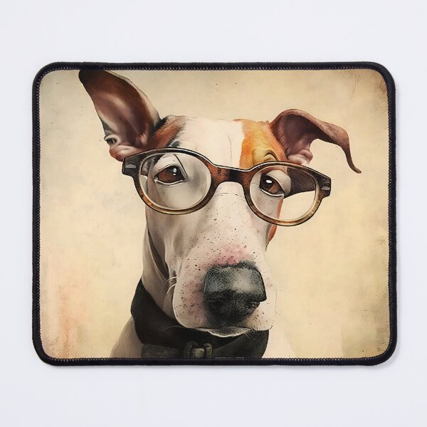 Item preview, Monty, the short sighted English bull terrier designed and sold by EmilyDayDreams.