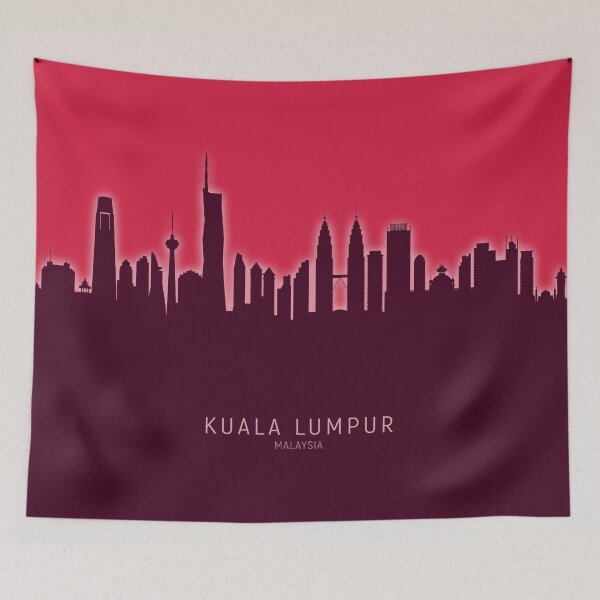 Item preview, Kuala Lumpur Malaysia Skyline designed and sold by ArtPrints.
