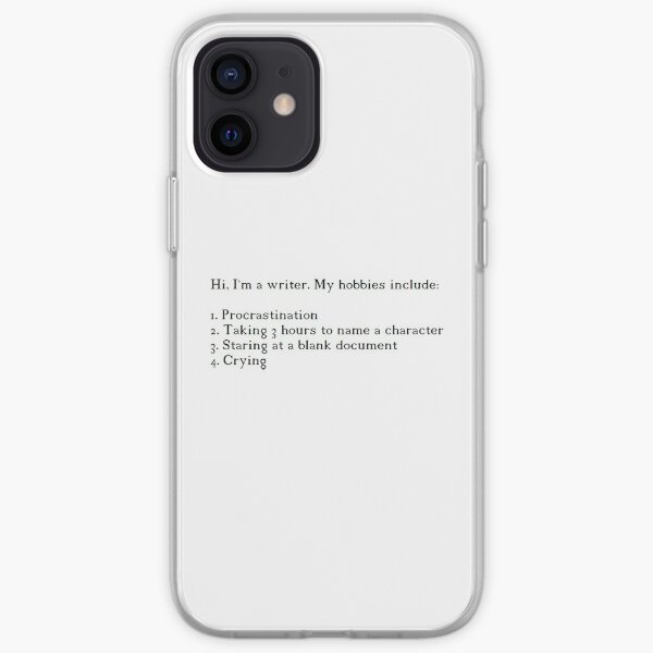 Writer Design iPhone Soft Case