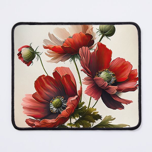 Item preview, Red Anemone Flowers  designed and sold by Vanover Designs.