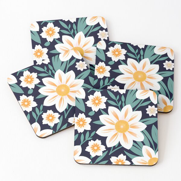 Item preview, orange flowers in the night designed and sold by rommir.