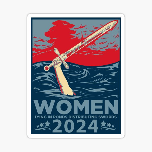 Dame du lac 2024 Présidente. Sticker