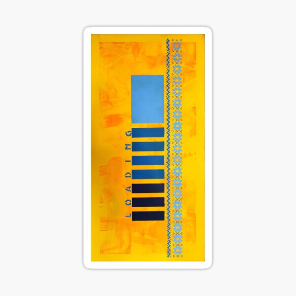 "Loading code" Sticker for Sale by Anatolii Kazymyrchuk | Redbubble