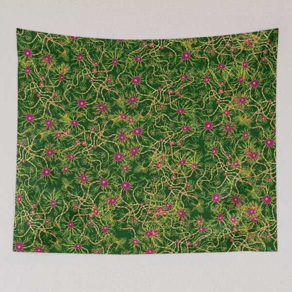 Item preview, Light Green Neuron Pattern designed and sold by vividbiology.