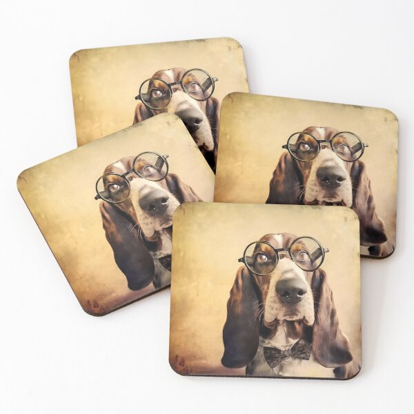 Item preview, Winston, the short sighted basset hound designed and sold by EmilyDayDreams.