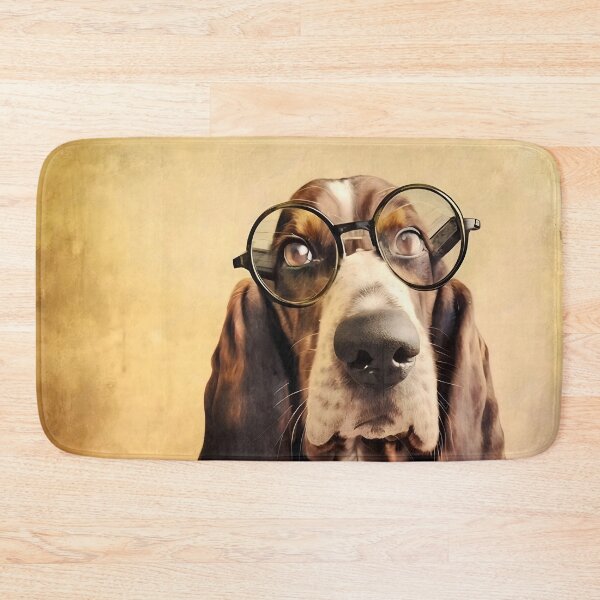Item preview, Winston, the short sighted basset hound designed and sold by EmilyDayDreams.
