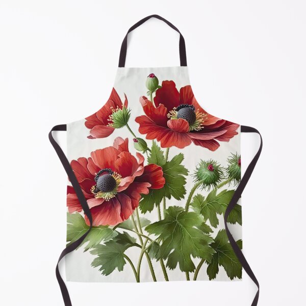 Item preview, Red Anemone Flowers designed and sold by Vanover Designs.