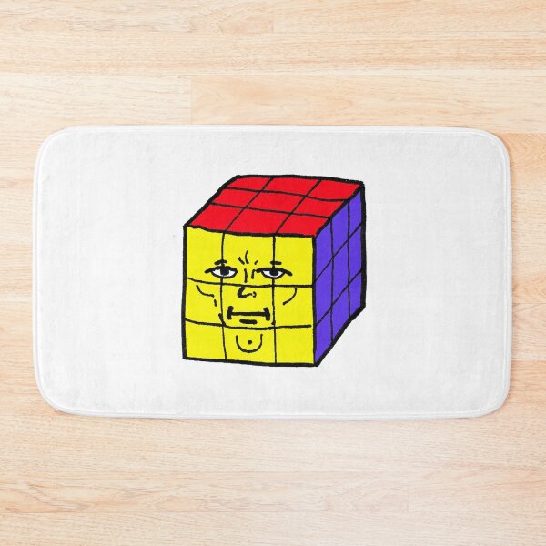 Item preview, Colorful cube toy thing with an odd face designed and sold by reformedfruit.