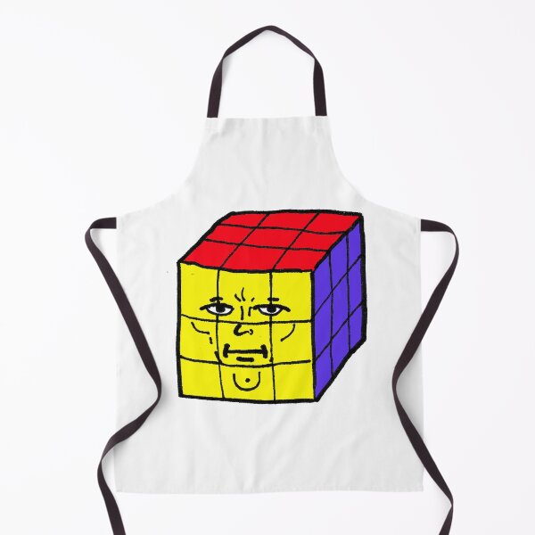 Item preview, Colorful cube toy thing with an odd face designed and sold by reformedfruit.