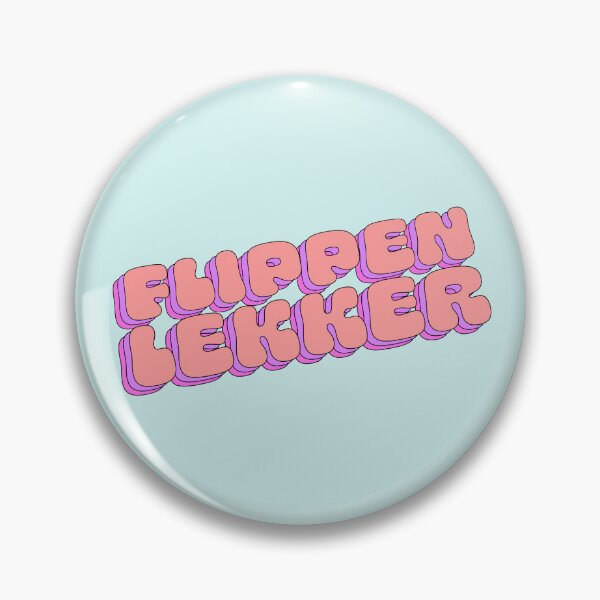 Item preview, Flippen Lekker | Retro Colourful Sticker designed and sold by AsteriskHouse.