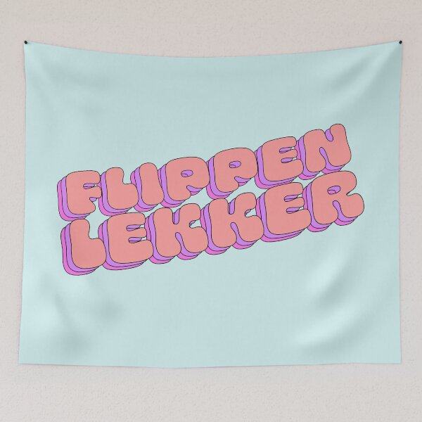 Item preview, Flippen Lekker | Retro Colourful Sticker designed and sold by AsteriskHouse.
