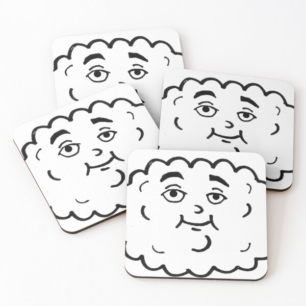 Item preview, A bland but happy cloud designed and sold by reformedfruit.