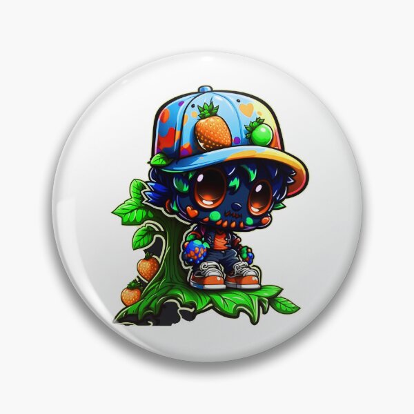 Item preview, Chibi Zombie halloween tae graffiti  monster sticker designed and sold by FunArt4You.