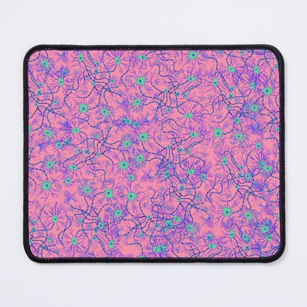Item preview, Pink and Blue Neuron Pattern designed and sold by vividbiology.