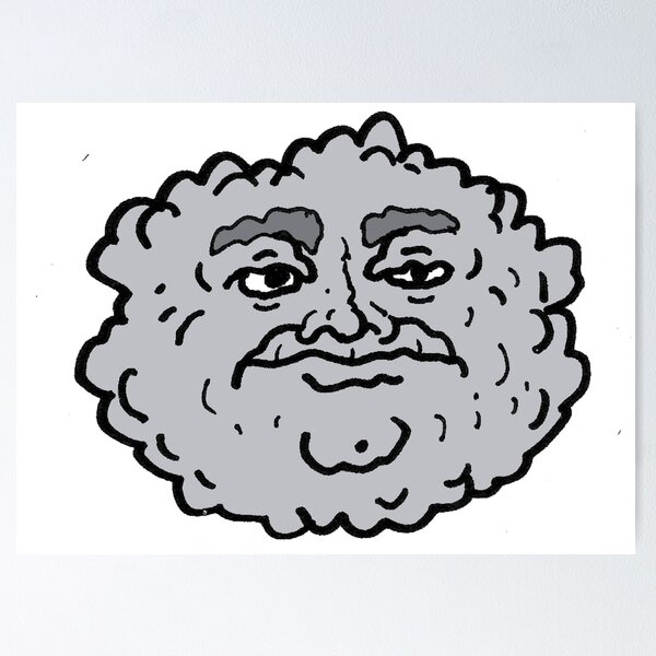 Item preview, A grumpy cloud designed and sold by reformedfruit.