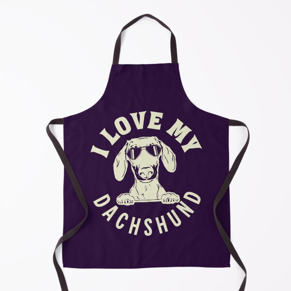 Item preview, I Love My Dachshund Retro designed and sold by Hic21.