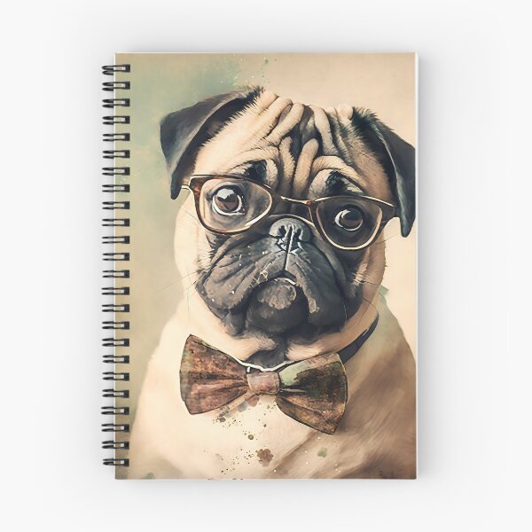 Item preview, Bumble, the short sighted pug designed and sold by EmilyDayDreams.