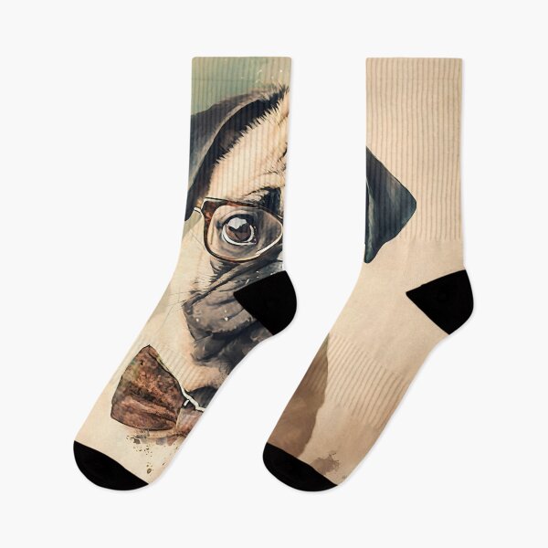 Item preview, Bumble, the short sighted pug designed and sold by EmilyDayDreams.