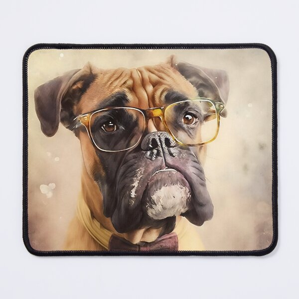 Item preview, Frank, the short sighted boxer designed and sold by EmilyDayDreams.