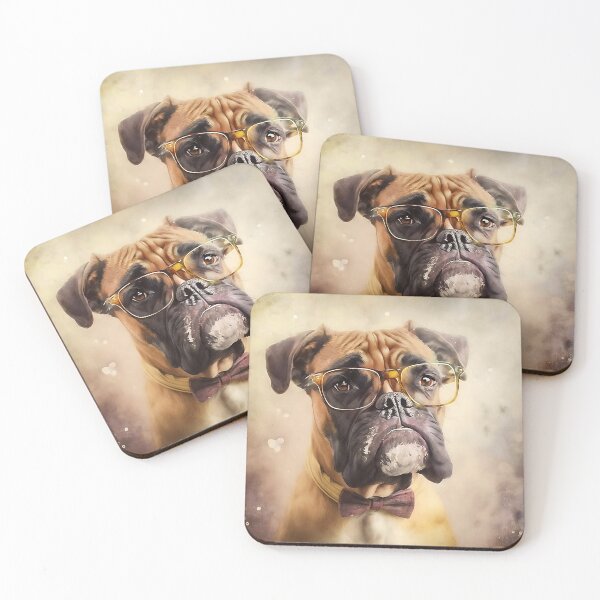 Item preview, Frank, the short sighted boxer designed and sold by EmilyDayDreams.