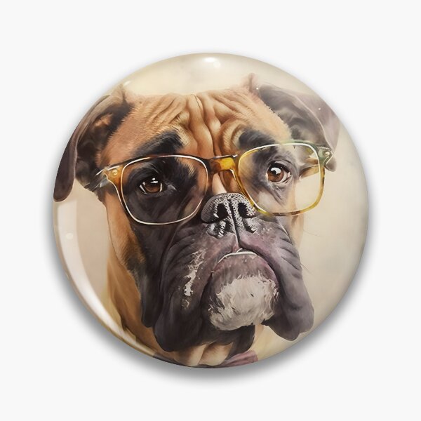 Item preview, Frank, the short sighted boxer designed and sold by EmilyDayDreams.