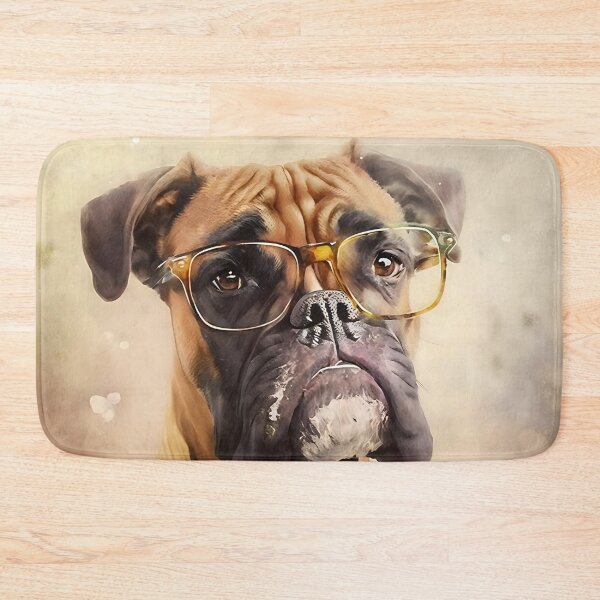 Item preview, Frank, the short sighted boxer designed and sold by EmilyDayDreams.