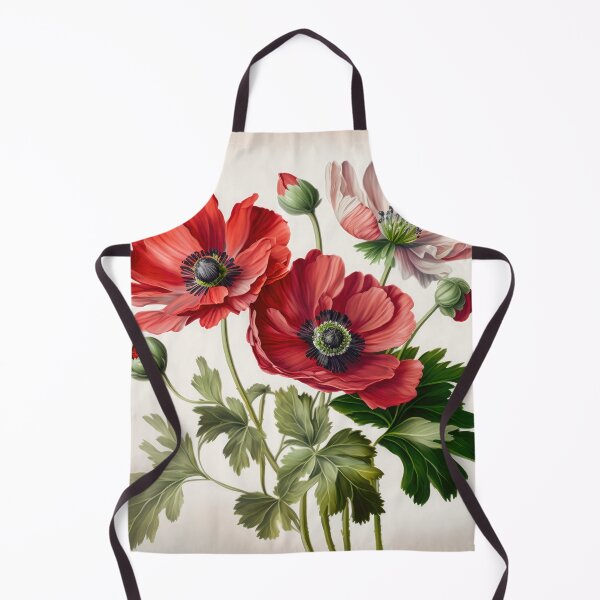 Item preview, Red Anemone Flowers designed and sold by Vanover Designs.
