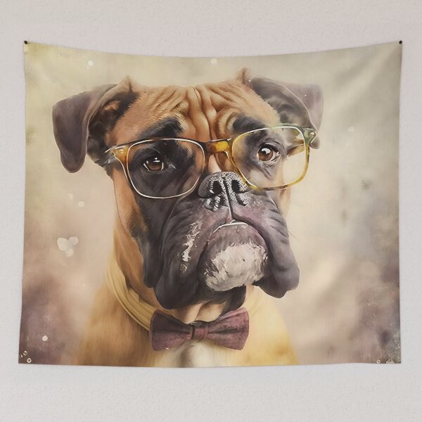 Item preview, Frank, the short sighted boxer designed and sold by EmilyDayDreams.