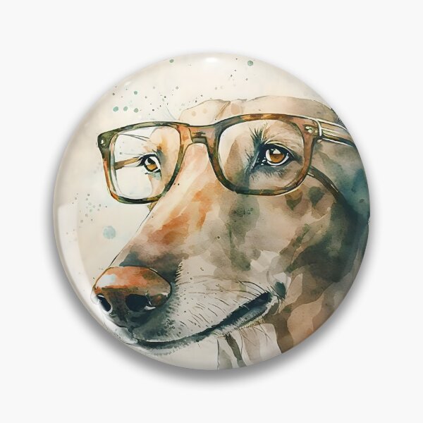 Item preview, Melvin, the short sighted greyhound designed and sold by EmilyDayDreams.