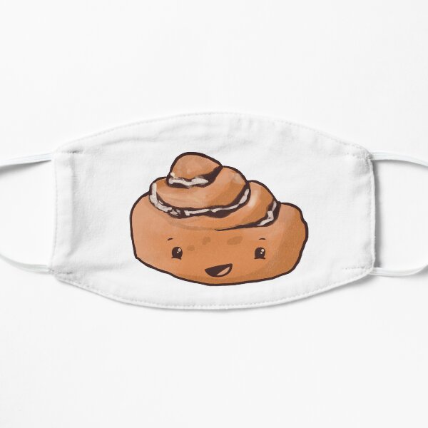 Cinnamon Roll Flat Mask