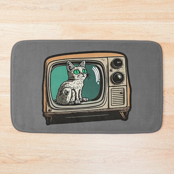 Item preview, Catflix 5 cutout version, cartoon ugly cat is in the television  designed and sold by EmeraldeaArt.