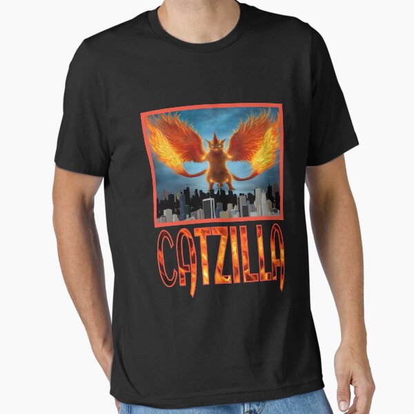 Item preview, Catzilla Cat Standing in a Destroyed City Street designed and sold by CatToot.