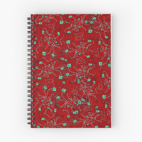 Item preview, Red and Green Neuron Pattern designed and sold by vividbiology.