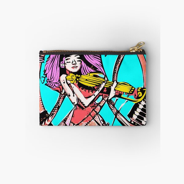 Item preview, "Electric Violinist in a orage Dress" designed and sold by FunnyShopGirl.