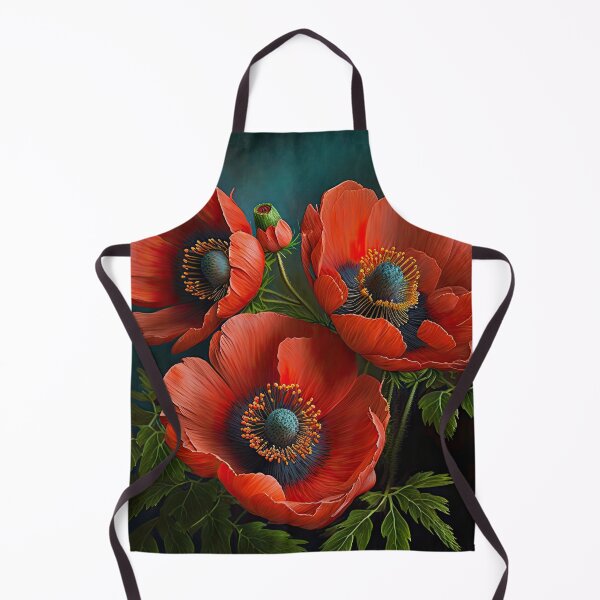 Item preview, Red Anemone Flowers designed and sold by Vanover Designs.
