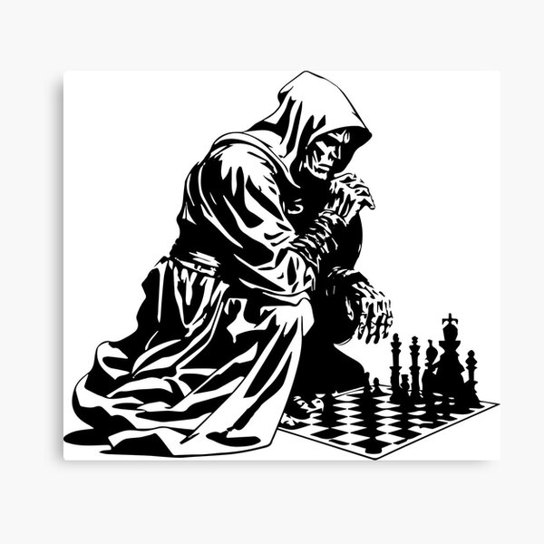 GAMBIT Chess Board Stencil Chess Table Stencil Furniture 