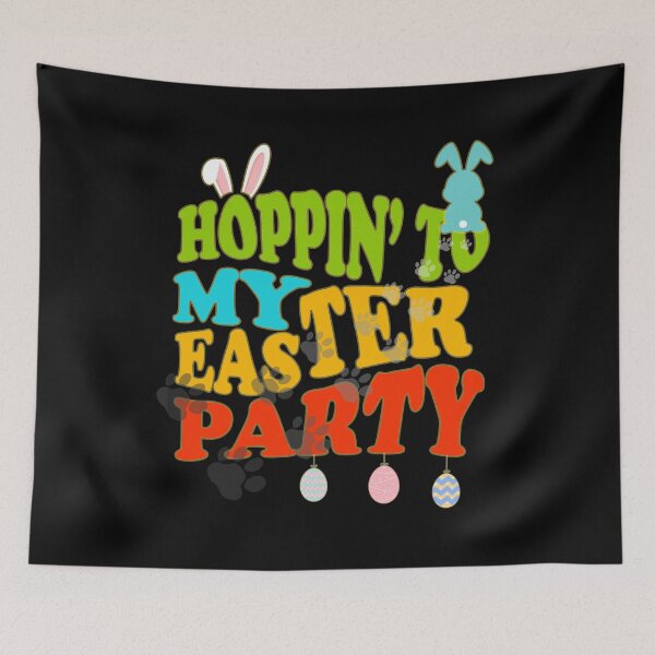 Item preview, Hopping To My Easter Party designed and sold by my-green-gecko.