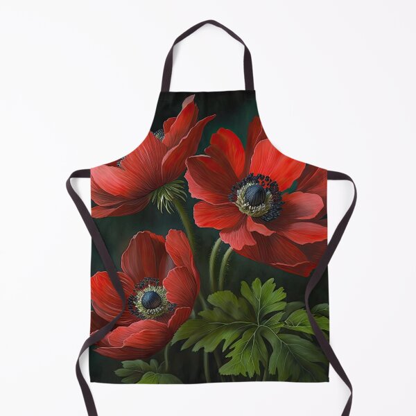 Item preview, Red Anemone Flowers designed and sold by Vanover Designs.