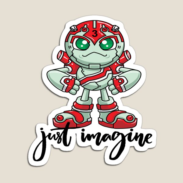 Aperçu de l'œuvre Robot Intelligence artificielle robotique Imaginez la robotique J'aime construire des robots Dessin animé créée et vendue par ProjectX23.