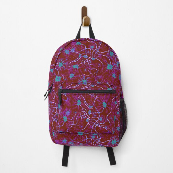 Item preview, Dark Red and Blue Neuron Pattern designed and sold by vividbiology.