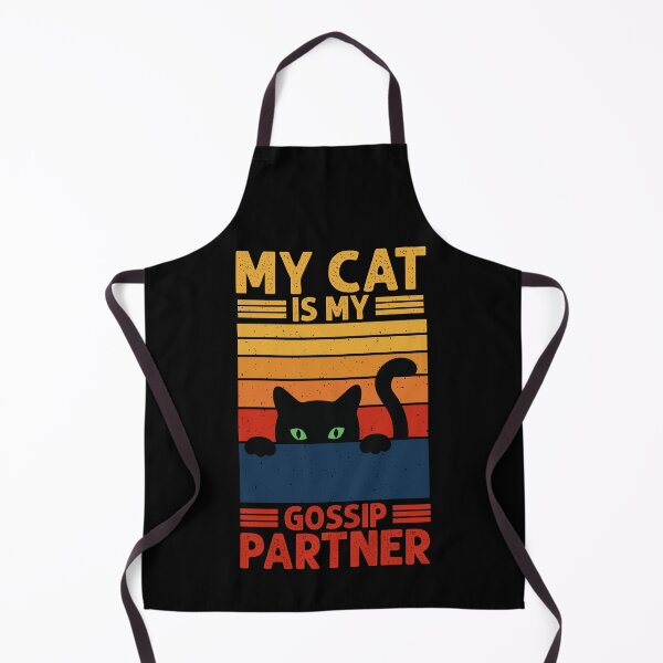 Item preview, My cat is my gossip partner designed and sold by Pixelish.