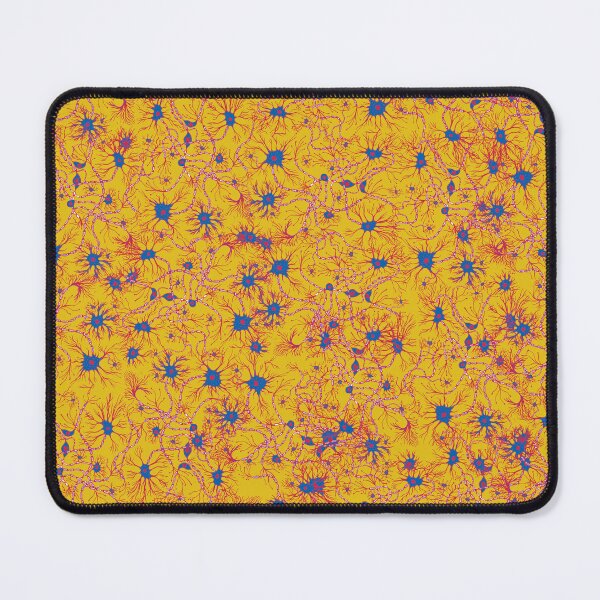 Item preview, Yellow and Blue Neuron Pattern designed and sold by vividbiology.