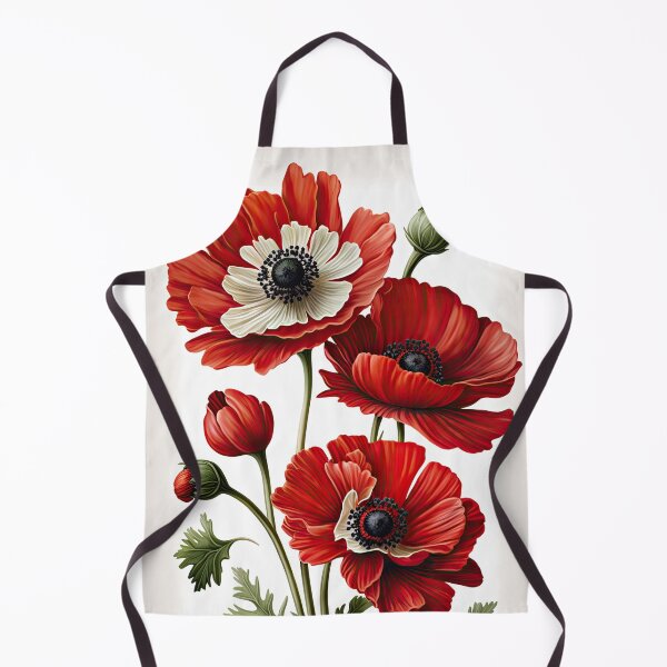 Item preview, Red Anemone Flowers designed and sold by Vanover Designs.