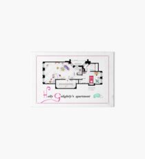 Breakfast at Tiffany's Apartment Floorplan v2 Art Board