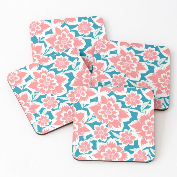 Item preview, retro floral pattern designed and sold by rommir.