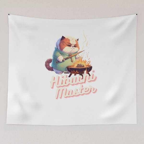 Item preview, Hibachi Cat Master designed and sold by chrstnslts.