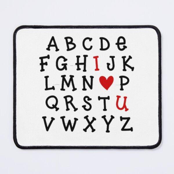 Item preview, phabet ABC I Love You T-Shirt Valentines Day Heart Gifts  designed and sold by FrankArt01.