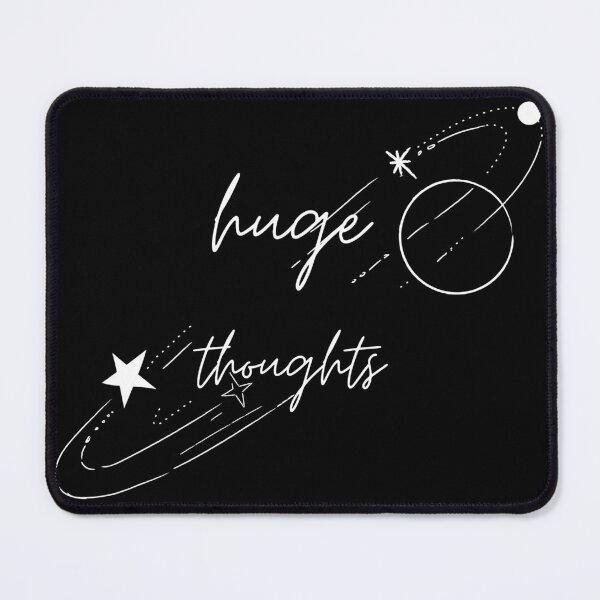 Item preview, huge thoughts- black background designed and sold by mery-space.