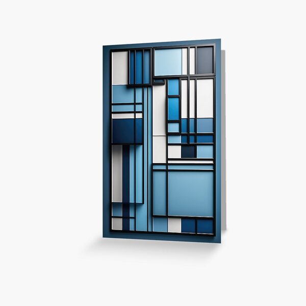 Item preview,  Blue Harmony 5 : A Tribute to Mondrian designed and sold by BOYWANDER67.