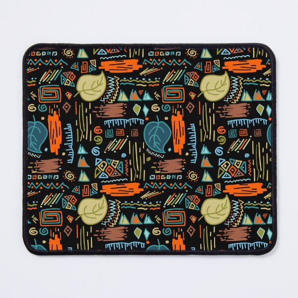 Item preview, Abstract tribal ethnic doodles pattern designed and sold by mrhighsky.
